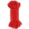 Corde de bondage shibari rouge 10M