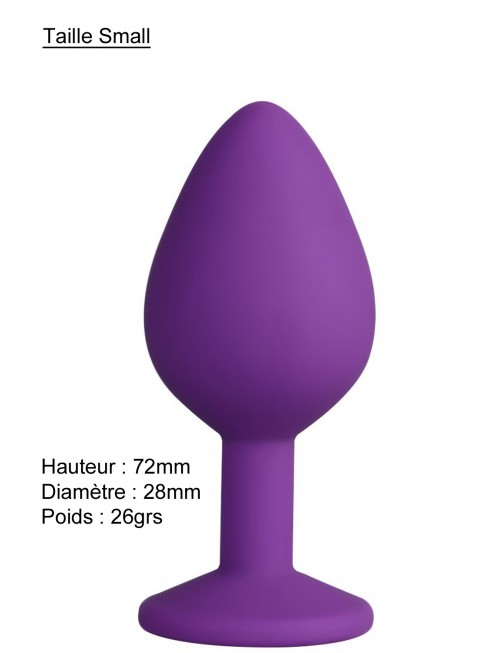 Plug bijou violet Small