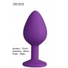 Plug bijou violet Small