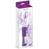 Vibromasseur rabbit violet tête rotative USB