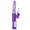 Vibromasseur rabbit violet 2 moteurs et billes rotatives USB