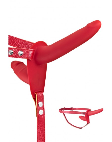 Double gode ceinture rouge