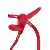 Double gode ceinture rouge