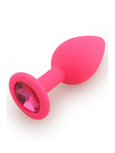 Plug bijou rose Large