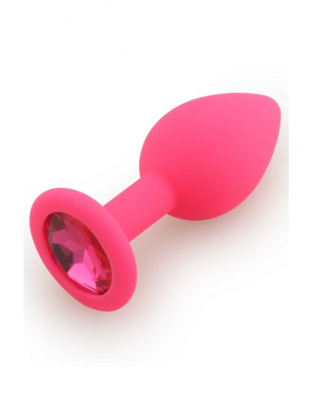 Plug bijou rose Large