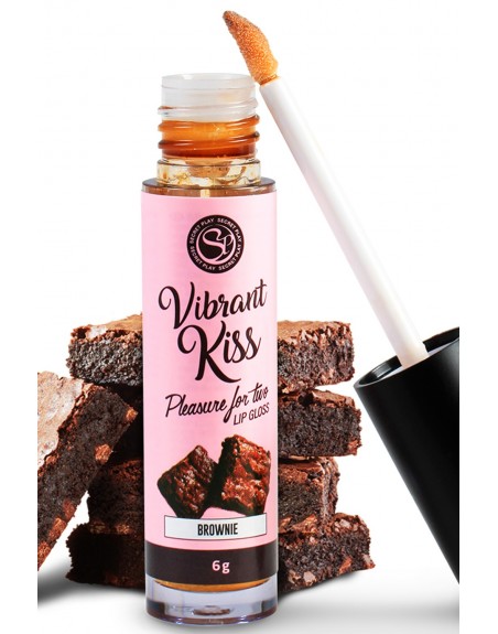 Gloss sexe oral vibrant au brownie