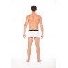 Mini-Pants blanc échancré avec zip