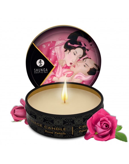 Fournisseur Shunga mini bougie à la rose