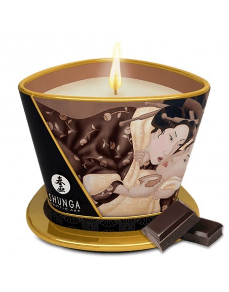 Fournisseur bougie de massage chocolat Shunga