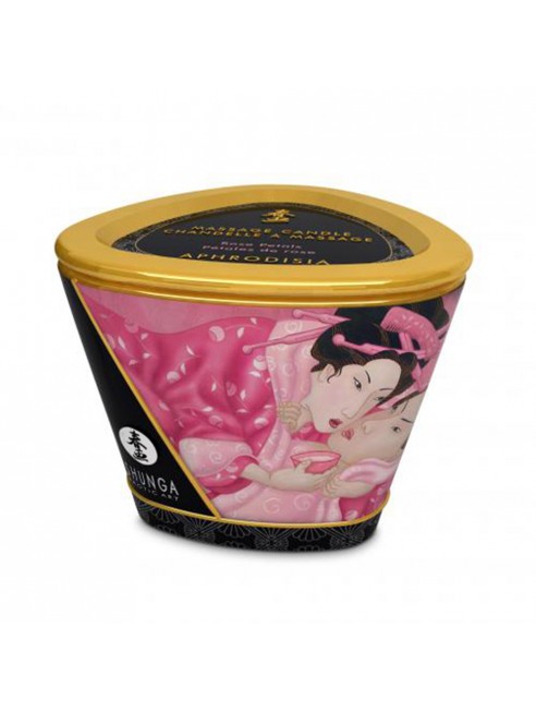 Dropshipping Shunga bougie de massage à la rose