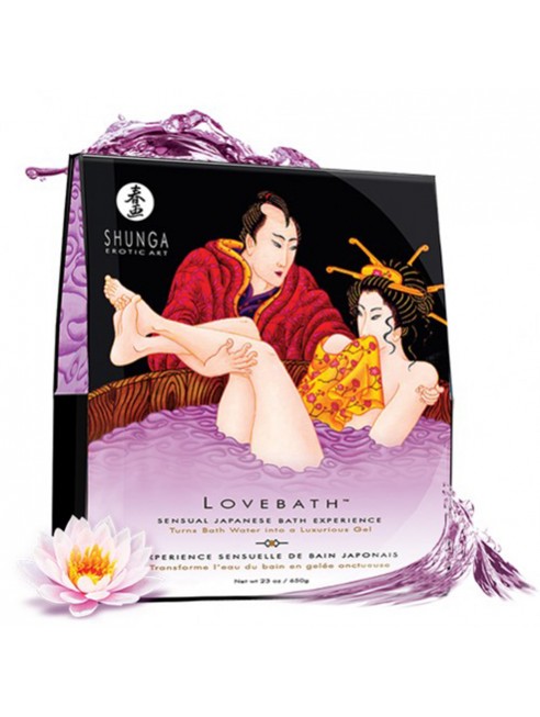 Grossiste Shunga sels de bain japonais lotus