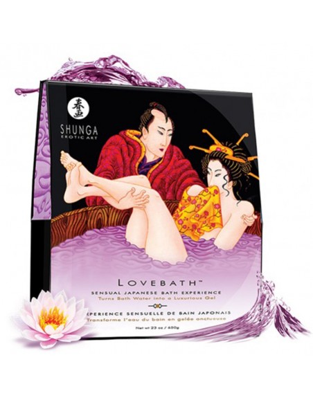 Grossiste Shunga sels de bain japonais lotus