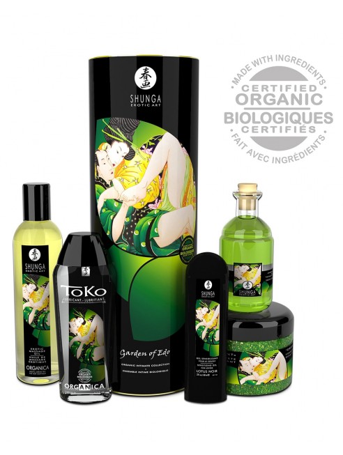 Grossiste Shunga dropshipping Coffret bio plaisir massage lubrifiant sels de mer