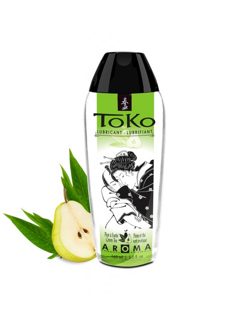 Fournisseur Shunga Toko Lubrifiant lêchable poire thé vert exotique 165ml