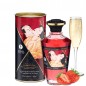 Huile chauffante fraise vin pétillant  comestible 100ml - CC812008