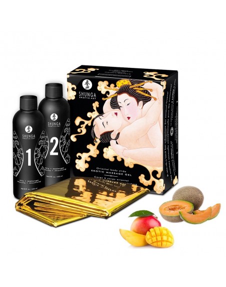 Grossiste dropshipping Shunga Gelée de massage oriental melon mangue