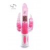 Vibromasseur rabbit rotatif avec 2 embouts de vibration - CC530136PL