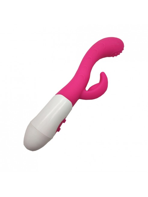 Vibromasseur Rabbit Rose avec picot de stimulation - TOZ051PNK