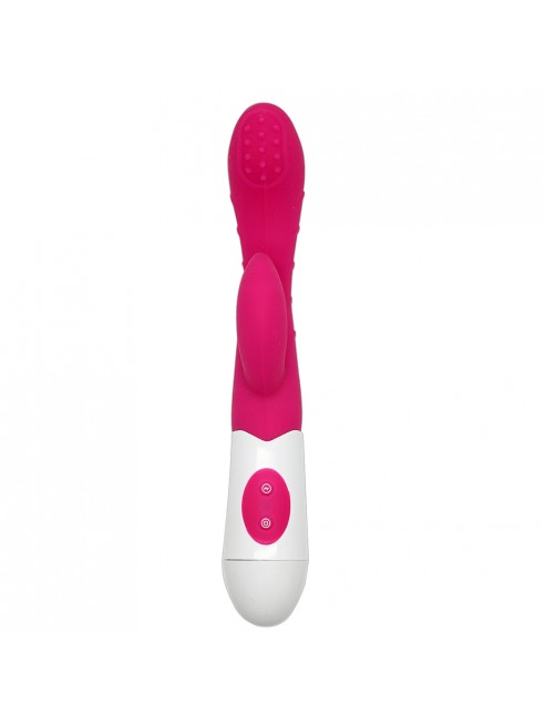 Vibromasseur Rabbit Rose avec picot de stimulation - TOZ051PNK