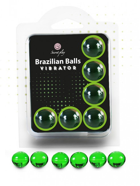 Pot de 6 boules Brésiliennes effet vibrant