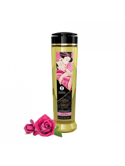 Fournisseur huile à la rose massage sexy Shunga dropshipping