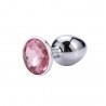 Plug bijou en aluminium bijou rose Small - RY-001PNK