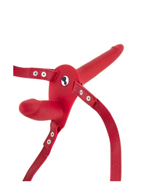 Double gode ceinture rouge vibrant - CC5310020030