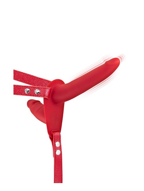 Double gode ceinture rouge vibrant - CC5310020030