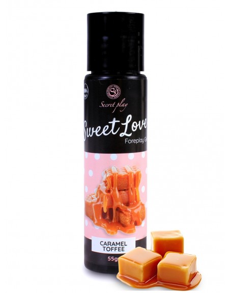 Gel lubrifiant caramel 100% comestible