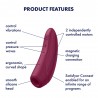 Stimulateur clitoridien connecté Curvy 1+ Satisfayer - CC5972390214