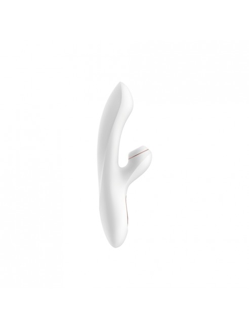 Vibromasseur rabbit blanc Pro+ G-spot Satisfayer - CC597126