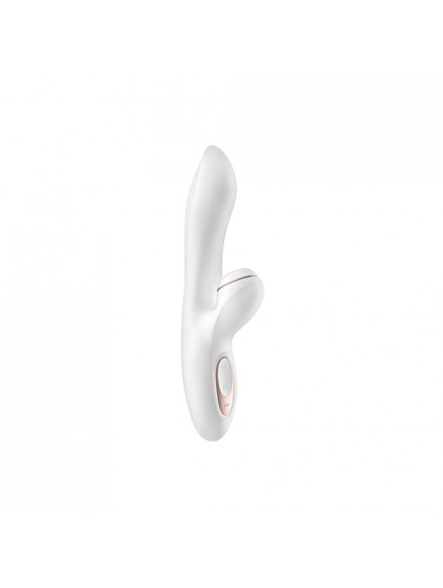 Vibromasseur rabbit blanc Pro+ G-spot Satisfayer - CC597126