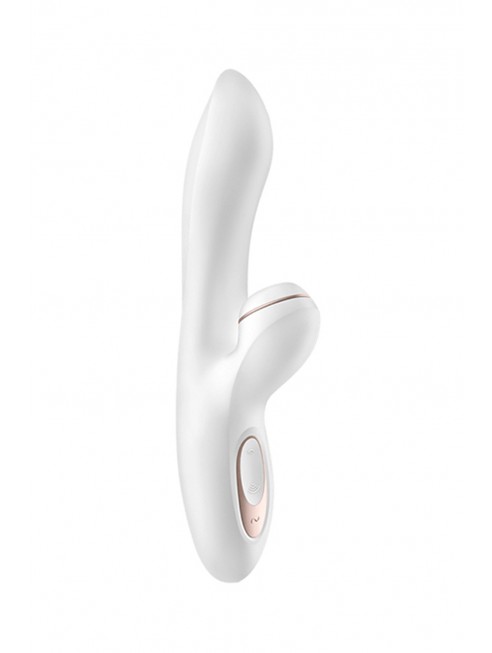 Vibromasseur rabbit blanc Pro+ G-spot Satisfayer - CC597126