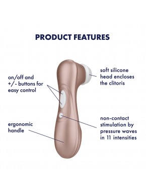 Stimulateur de clitoris Pro 2 Satisfyer - CC597113