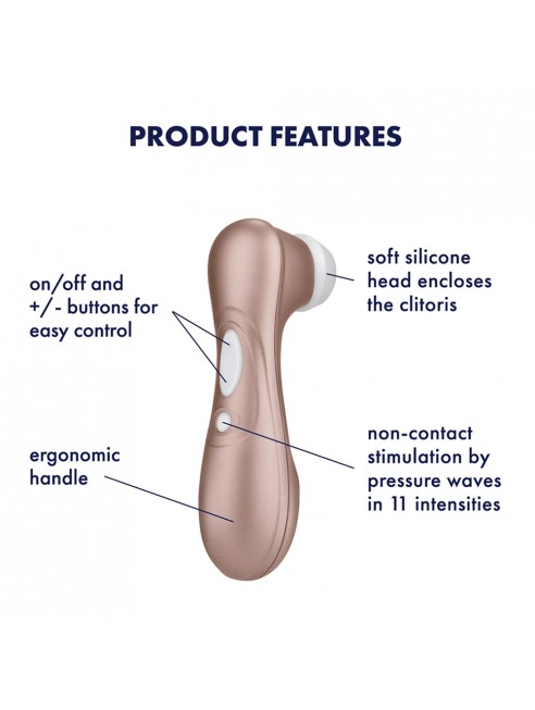 Stimulateur de clitoris Pro 2 Satisfayer - CC597113