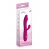 Vibromasseur rabbit Rose USB avec gland stimulant 10 programmes - CC531061YB