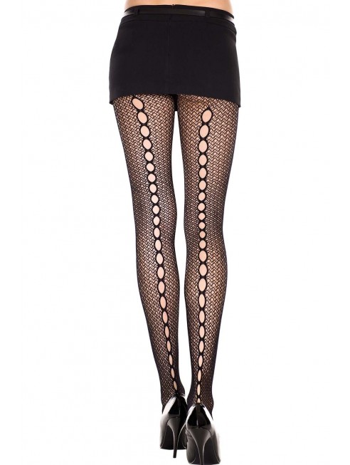 Collant noir résille - MH50031BLK