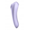 Vibromasseur et stimulateur de clitoris violet connecté Dual Pleasure Satisfyer - CC5972590201