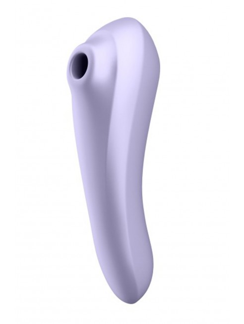 Vibromasseur et stimulateur de clitoris violet connecté Dual Pleasure Satisfyer - CC5972590201