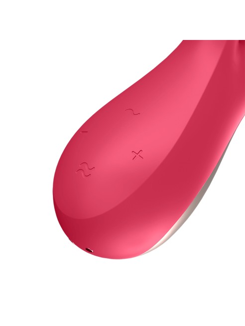 Vibromasseur rabbit blanc connecté Mono Flex Satisfyer - CC5972440020