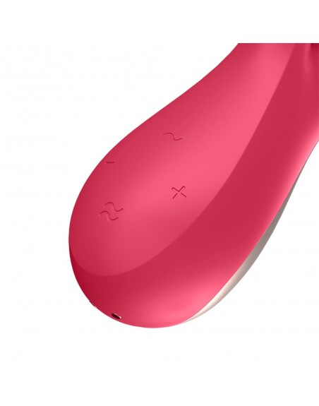 Vibromasseur rabbit blanc connecté Mono Flex Satisfyer - CC5972440020