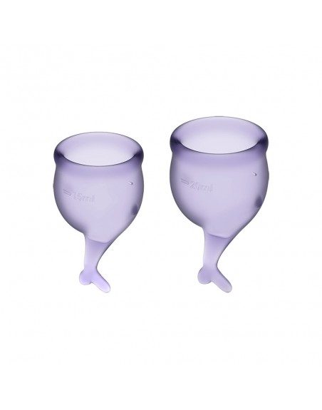 2 coupes menstruelles Satisfyer Lilas FEEL SECURE - CC597238