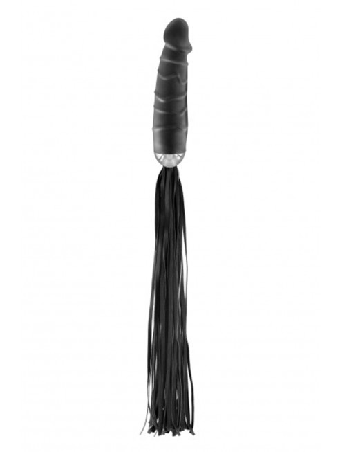 Martinet avec manche chapelet anal noir Fetish Tentation - CC570402