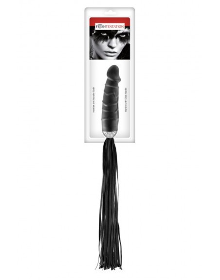 Martinet avec manche chapelet anal noir Fetish Tentation - CC570402