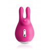 Vibromasseur rabbit Rose USB avec gland stimulant 10 programmes - CC531061YB