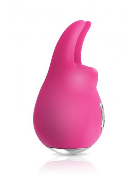 Vibromasseur rabbit Rose USB avec gland stimulant 10 programmes - CC531061YB