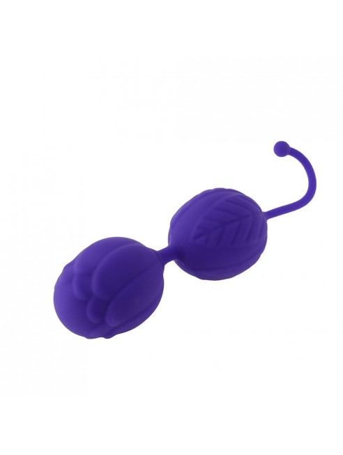 Boules de Geisha violet silicone - KOB004PUR