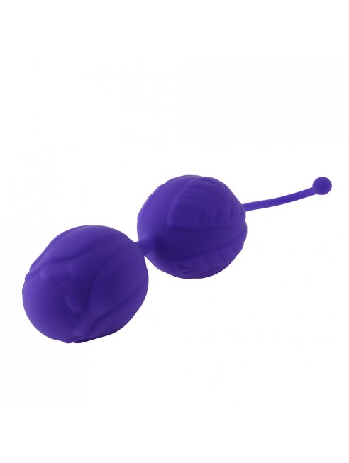 Boules de Geisha violet silicone - KOB004PUR