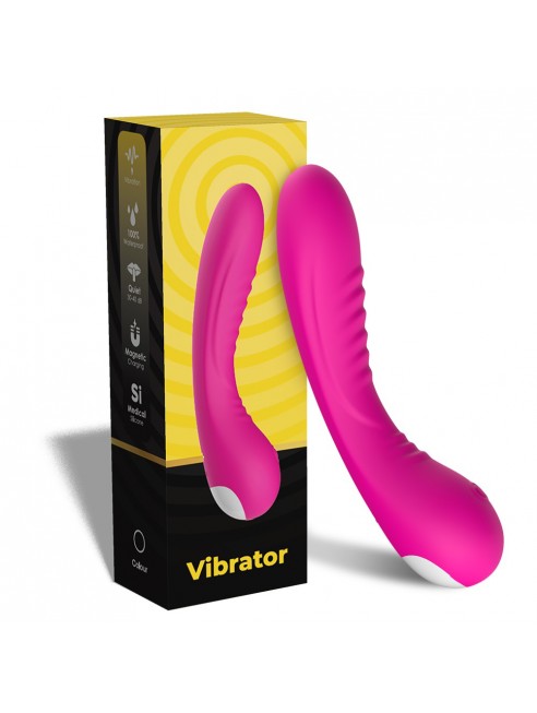 Vibromasseur courbé 9 modes de vibration rose - USK-V01PNK