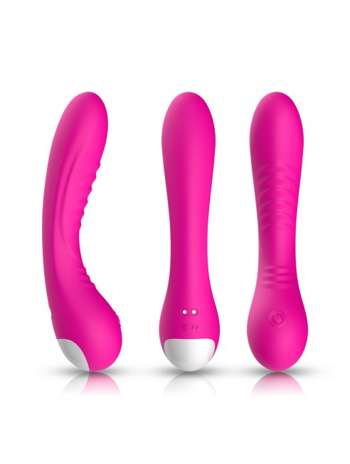 Vibromasseur courbé 9 modes de vibration rose - USK-V01PNK